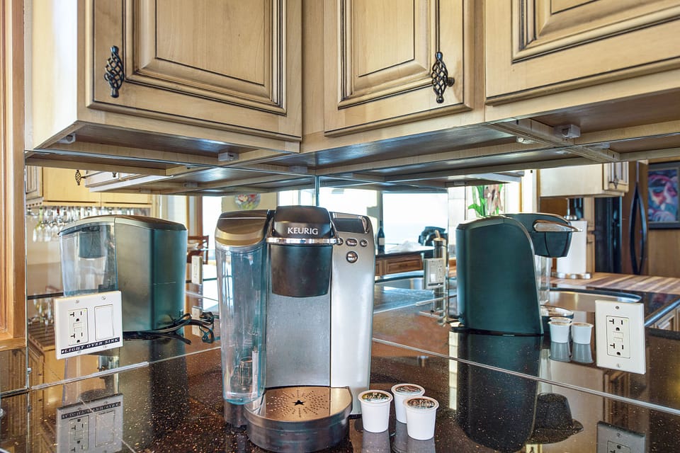 Well equipped kitchen includes Keurig - bring your favorite pods.