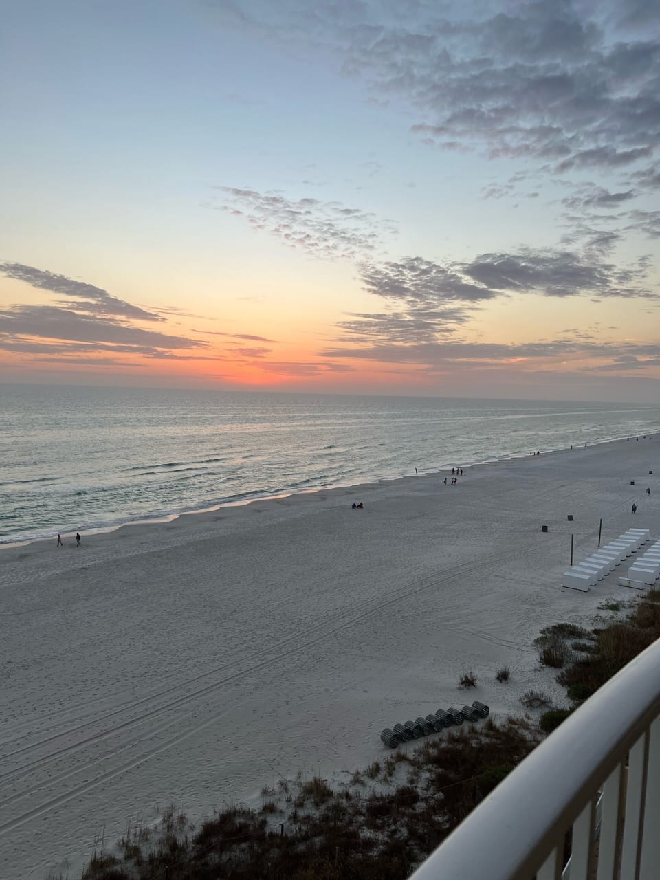 Sunset view from 7th floor balcony!!