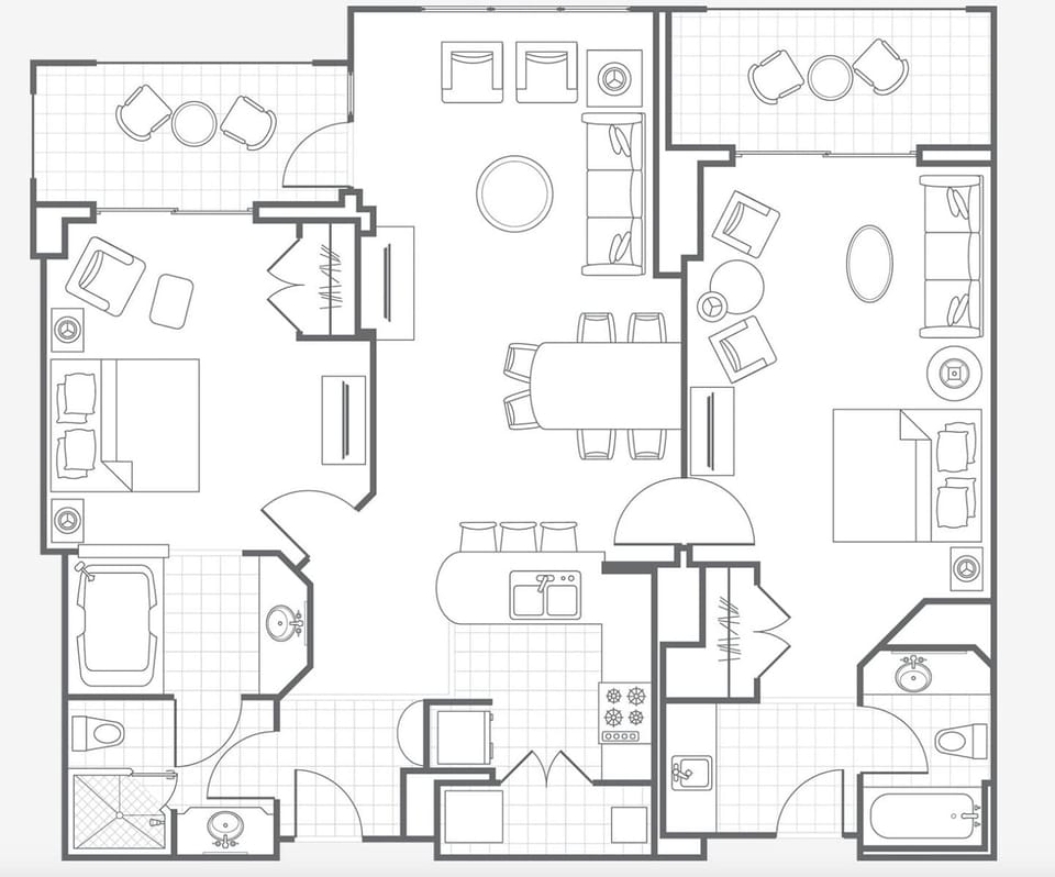 Two-Bedroom floor plan