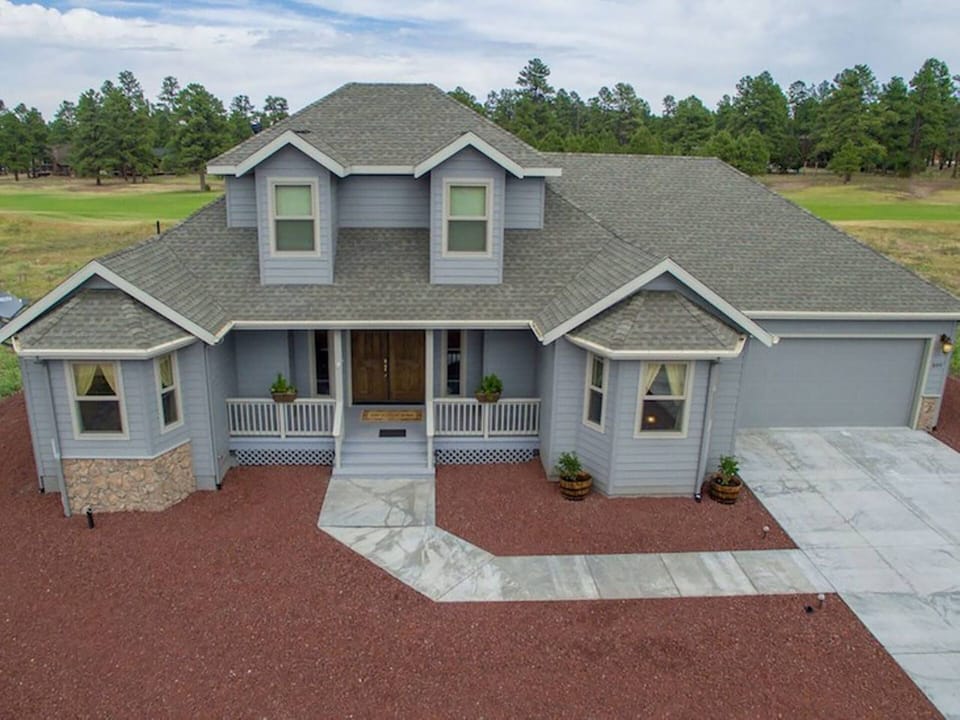 Front aerial view