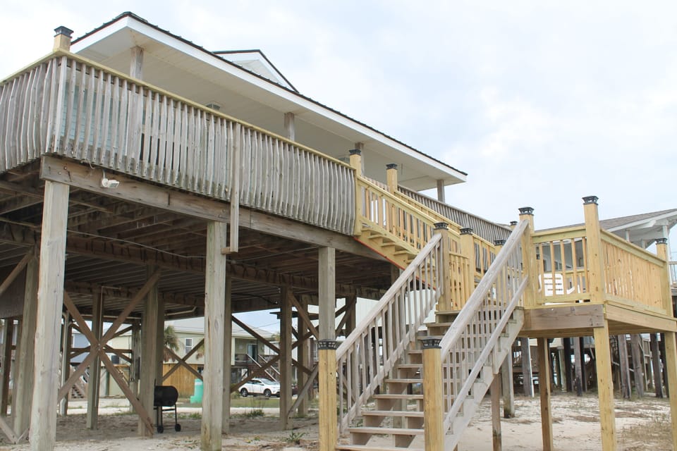 View from the Mississippi Sound side- Front Access