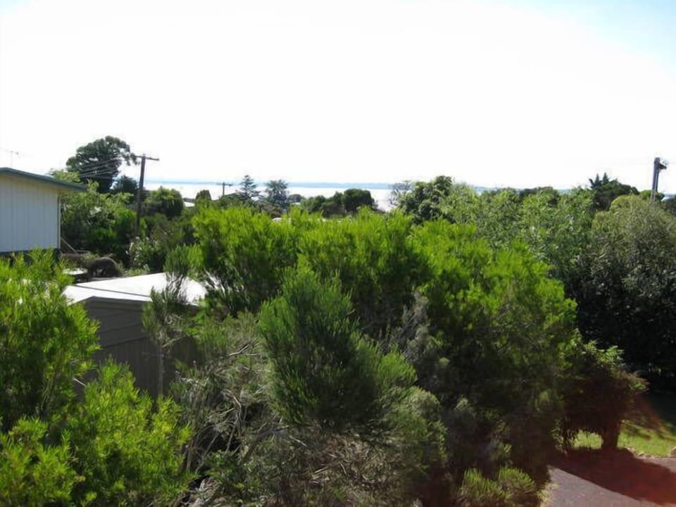 View of water upstairs
