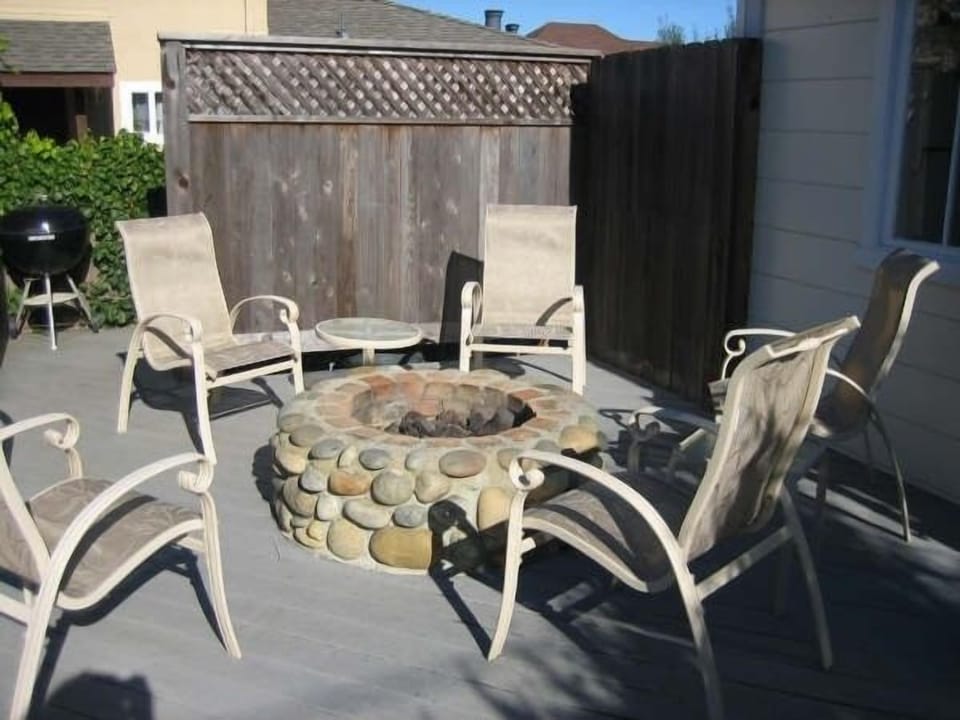 Deck with Fire Pit