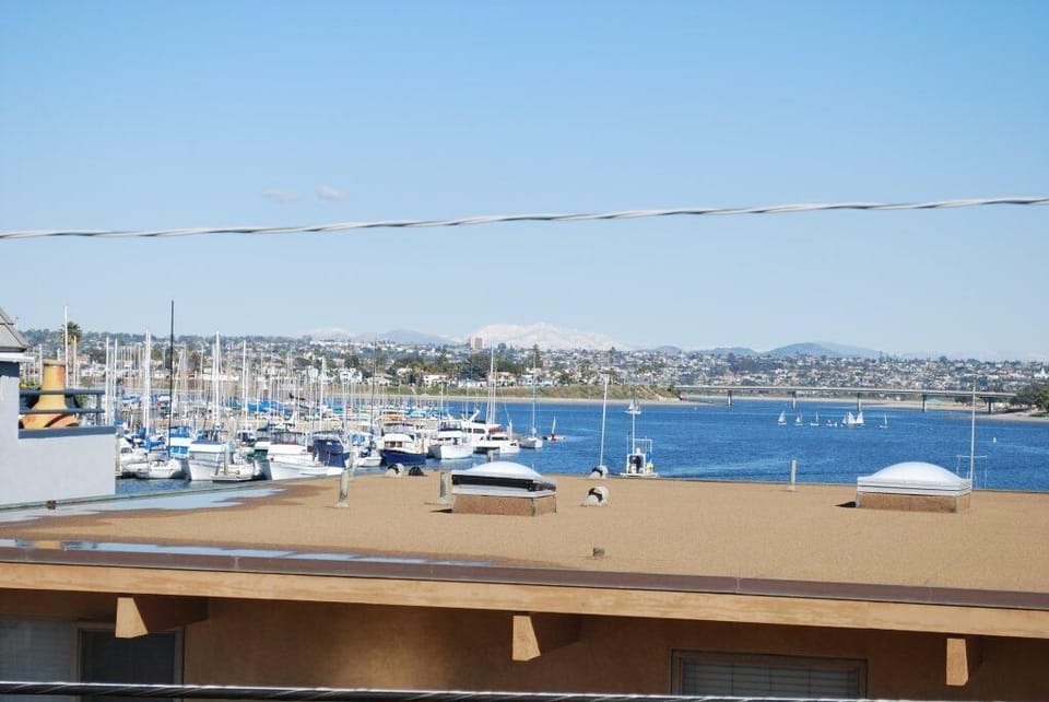 View of Mission Bay Yacht Club from community Deck