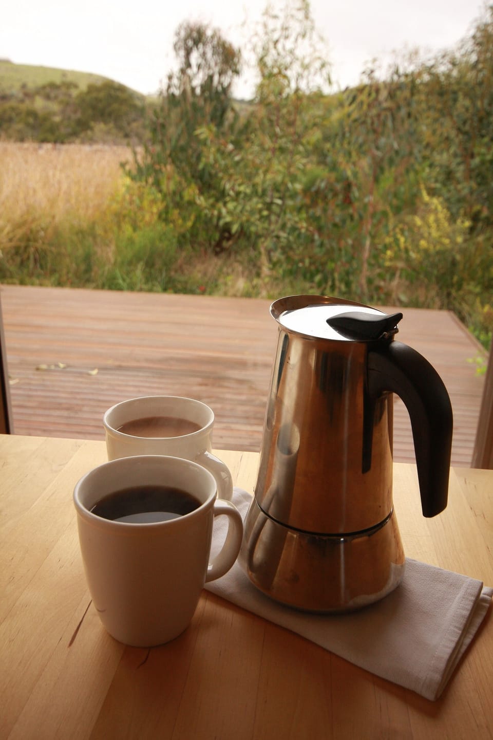 There's nothing quite like coffee with a view!