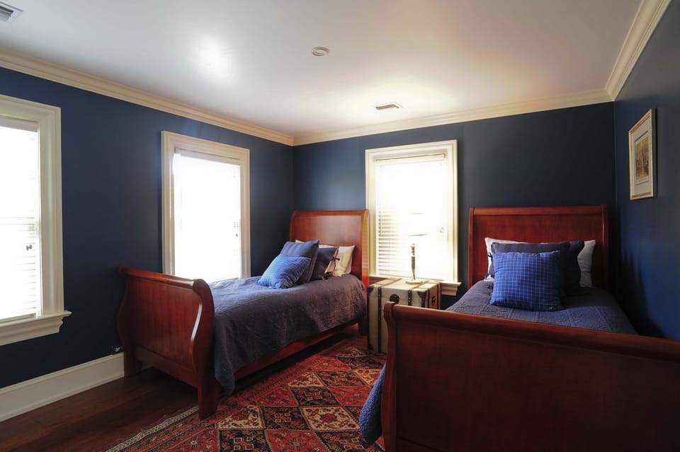 One of 8 Bedrooms