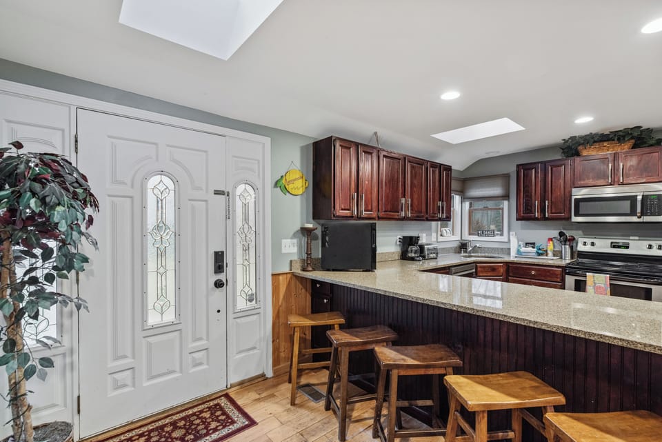 Front entrance/kitchen