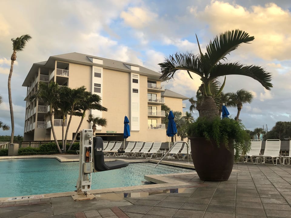 Marriott pool can use with Ocean Club membership