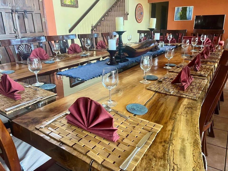 Large Dinning table for everyone to enjoy
