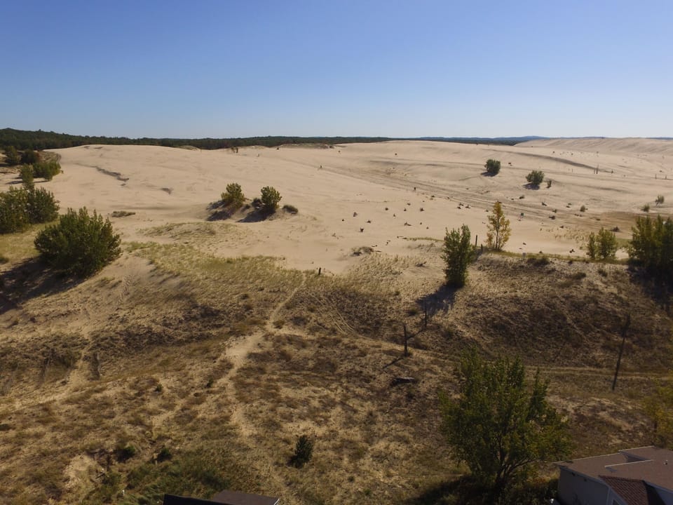 Pathway leading to dunes. Right out lower level walkout. 