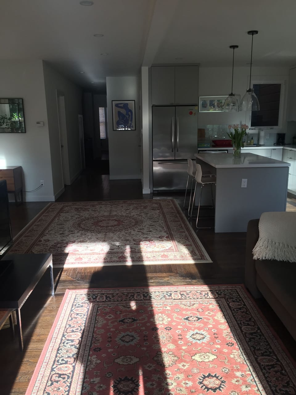View of Interior from Deck Doors