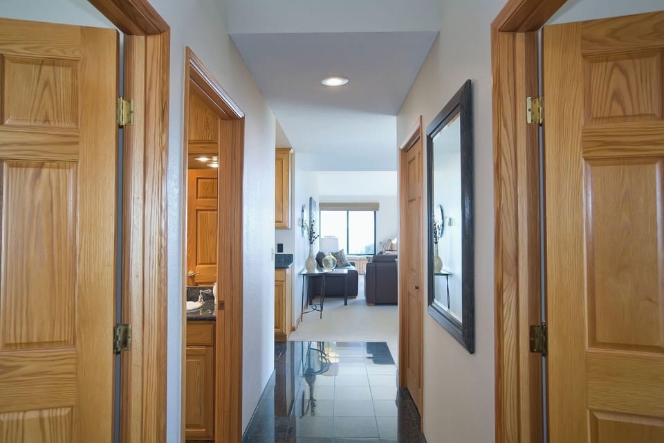 Hallway towards living area