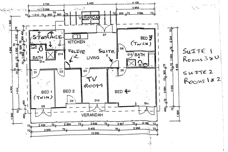 Plan of cottage
