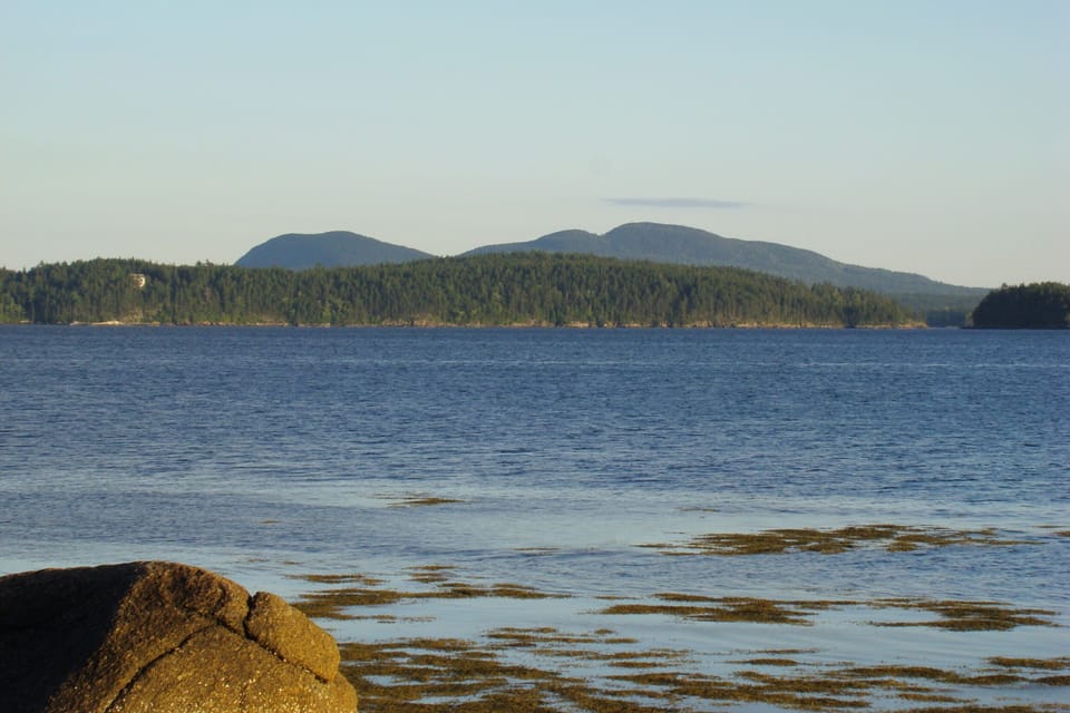 Acadia National Park Mountains as backdrop
