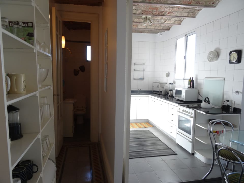 kitchen, half bath