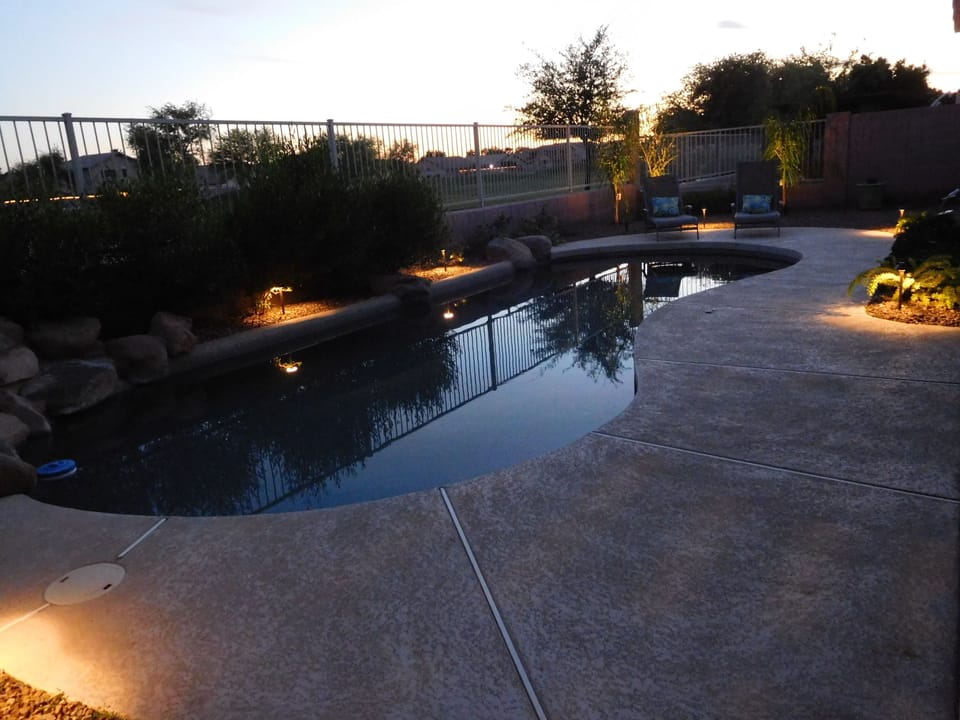 Pool - early evening