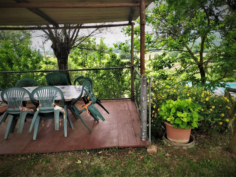 The garden terrace
