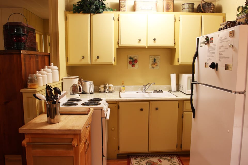 Fully stocked kitchen