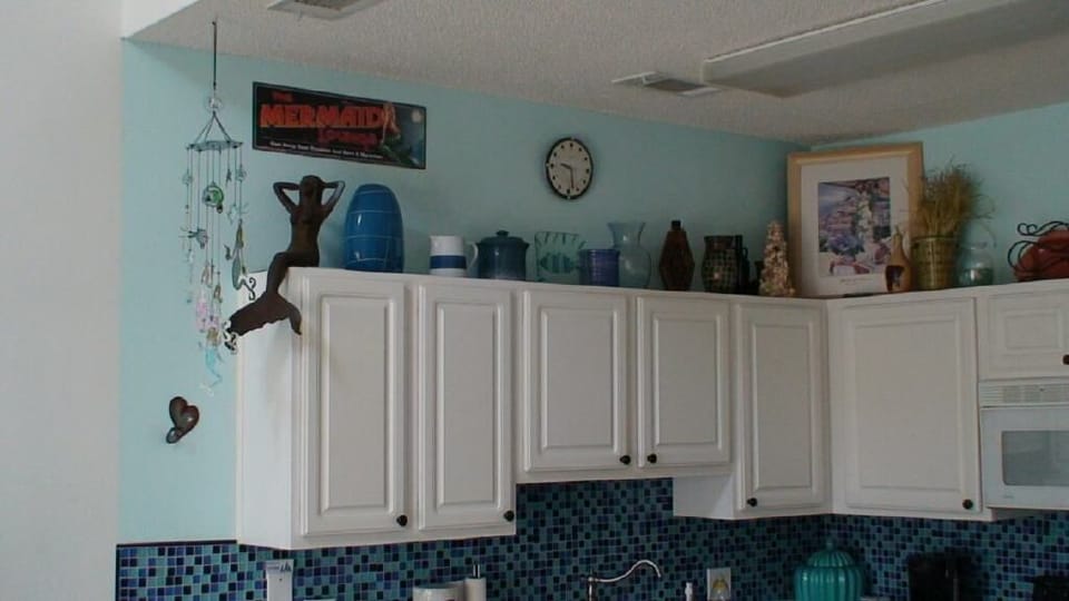 Plenty of cabinet space loaded with everything you'll need for dining in!