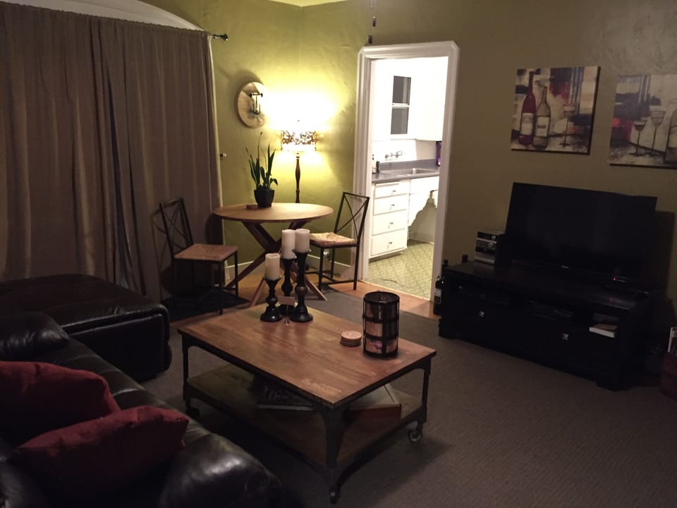 TV, DVD player, stereo