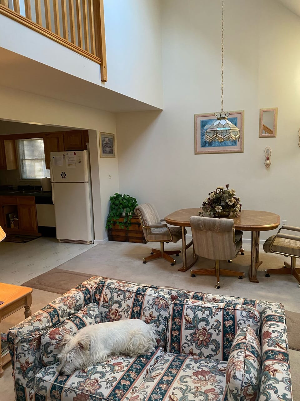 Dining room next to kitchen