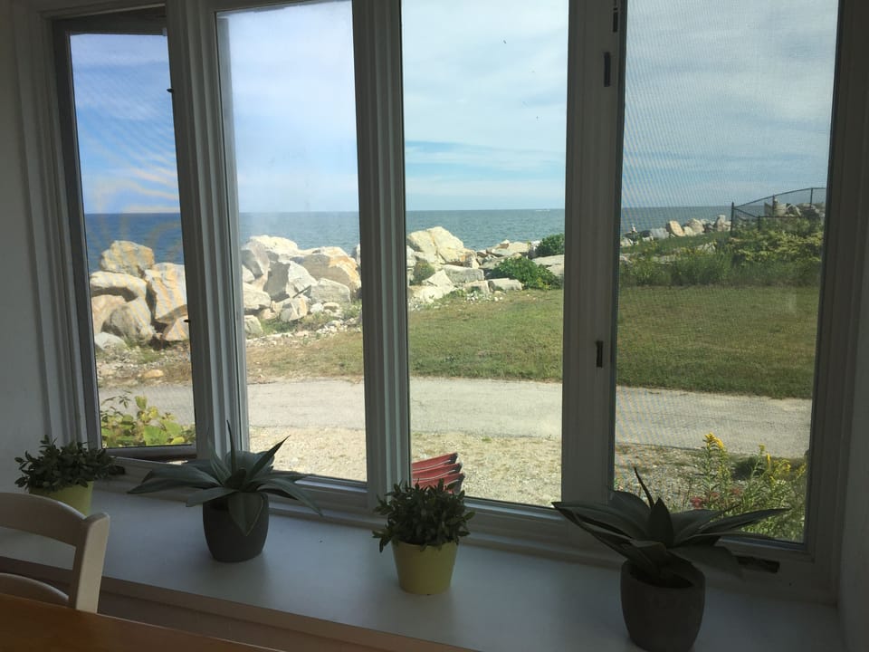 View from kitchen dining area 