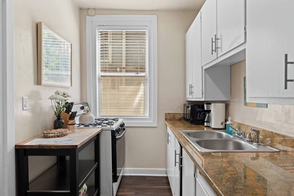 Ease of cooking with generous counter space.