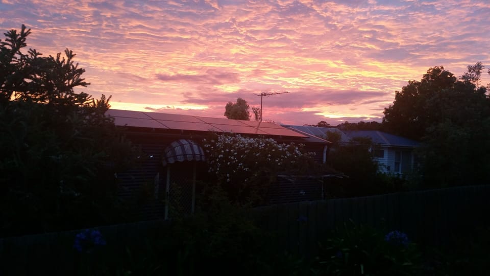 A Stunning Sunset Over 19 Blue