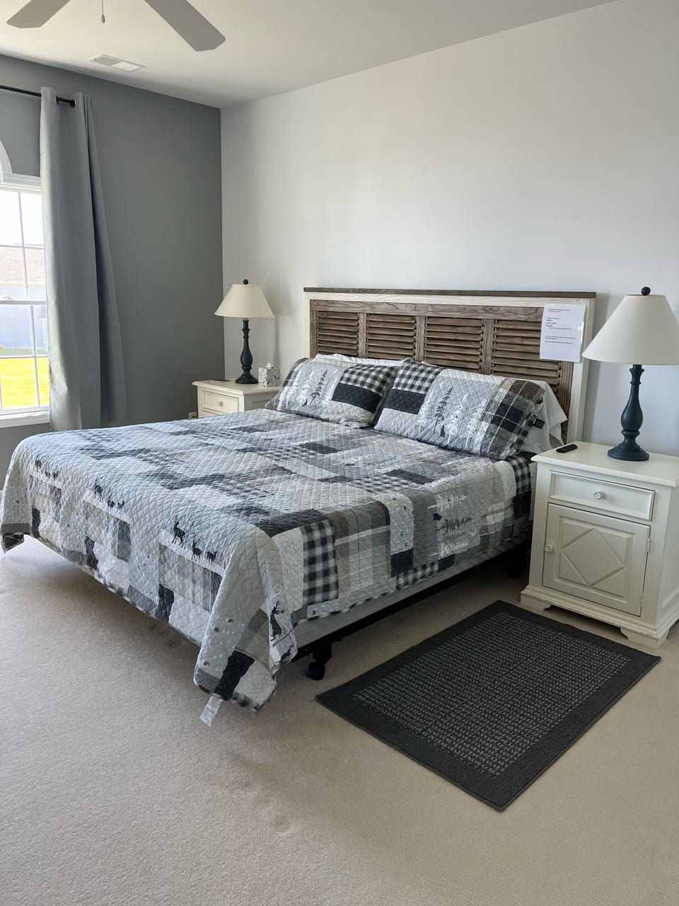 Master bedroom with King bed