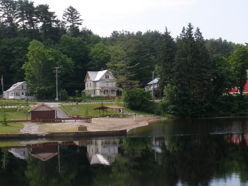 Public beach (very short walk from cabin)