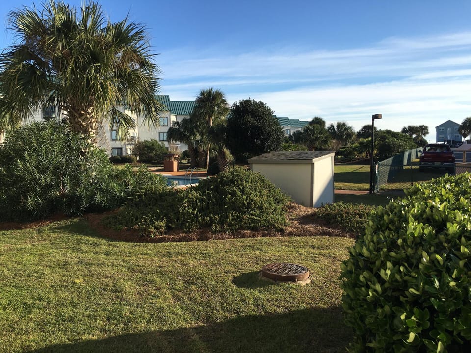 View from our balcony.