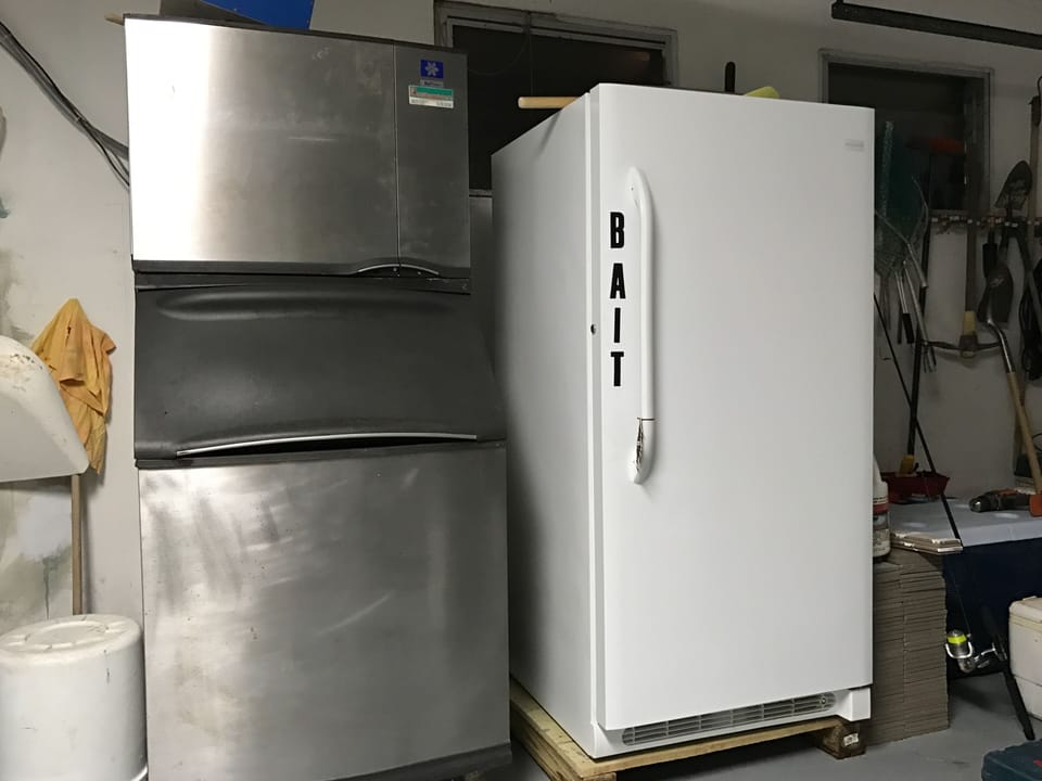 Commercial Ice machine and bait freezer