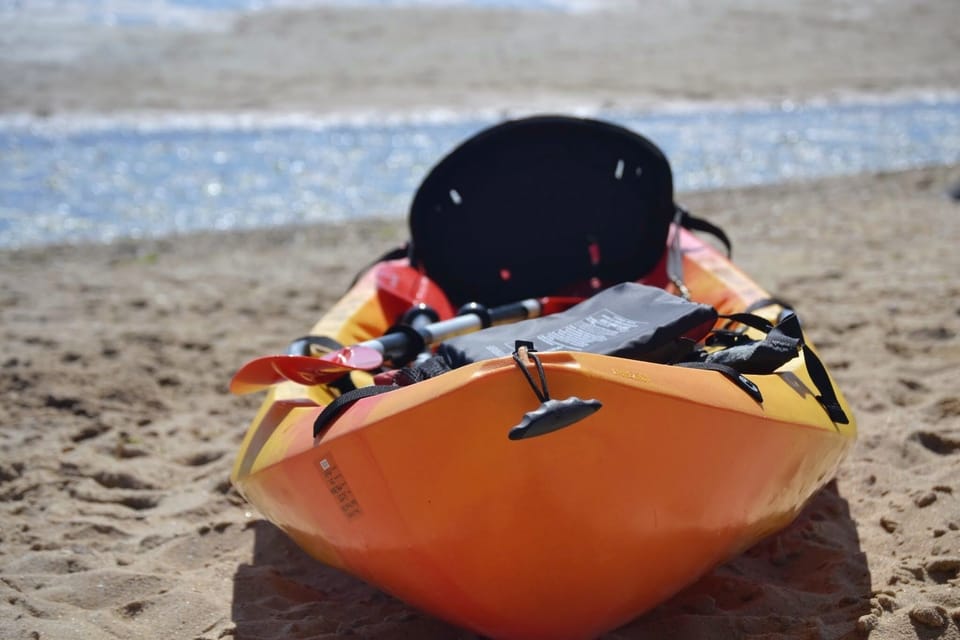 2 person kayak is available for your pleasure.
