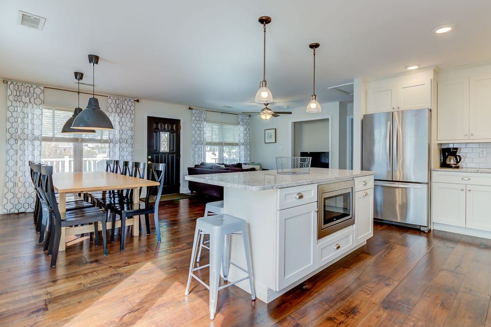 Huge open kitchen