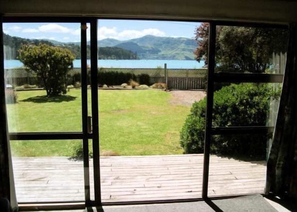 view from front sliding door