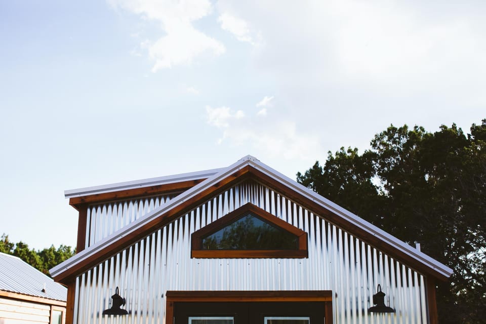 Modern metal villa