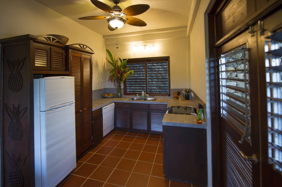 Pool level kitchen