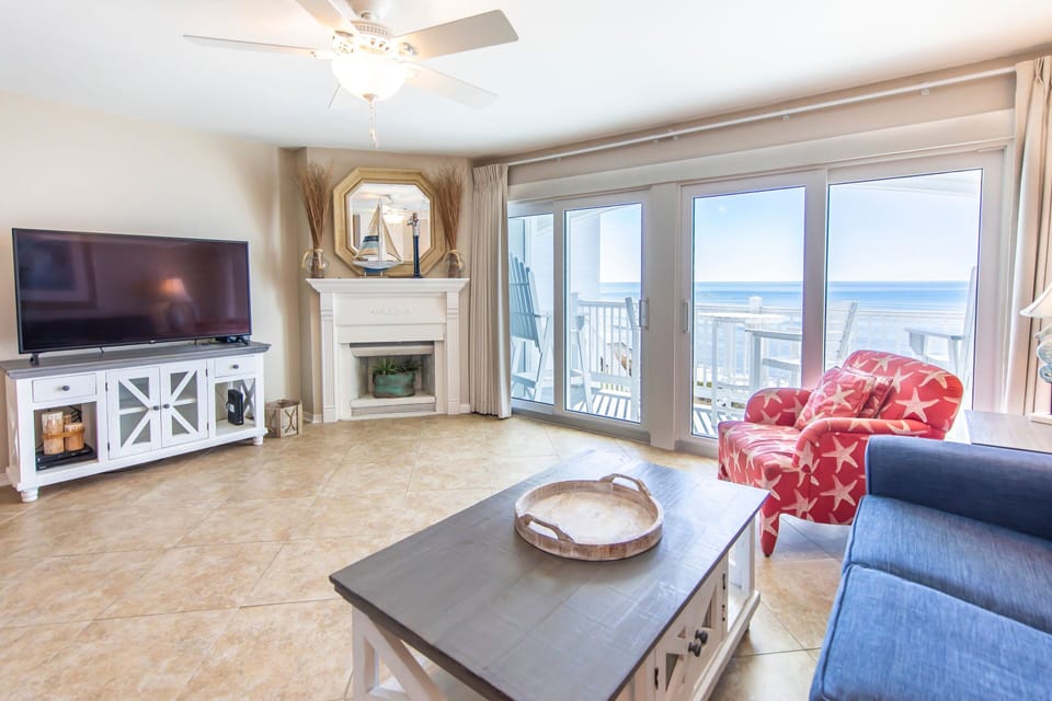 family room. Incredible Gulf views. Very comfortable seating. + 2 swivel rockers