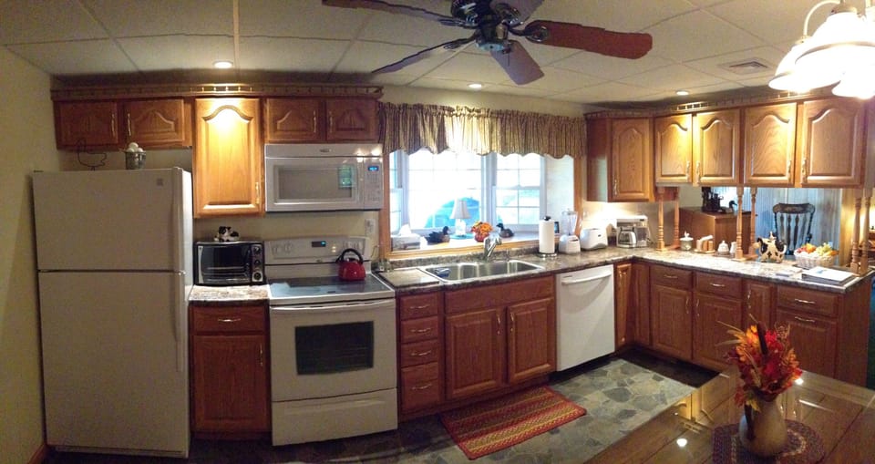 Panoramic View of Kitchen