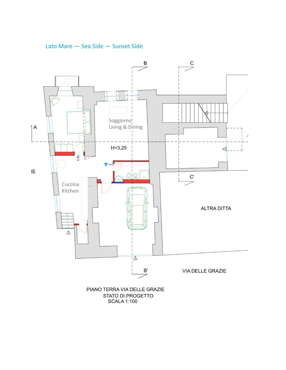 layout floor plan Studio