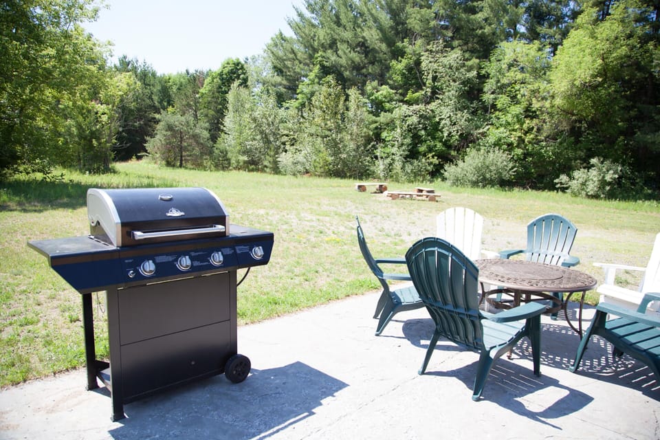 Enjoy the outdoors for cooking, a campfire, or just relaxing.