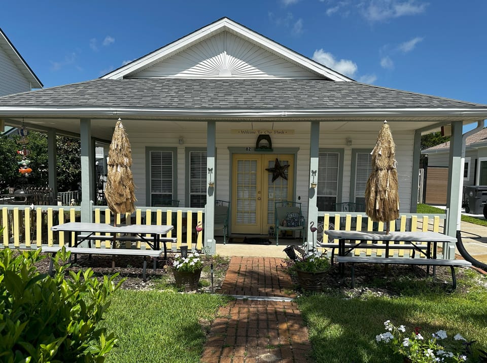Front of the house.