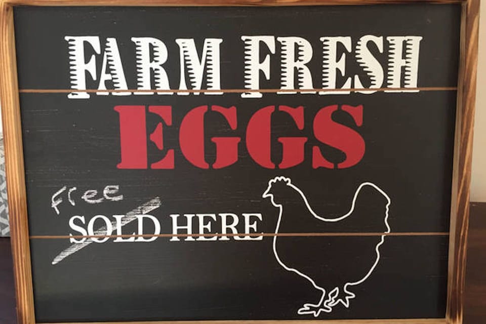 Fresh eggs!