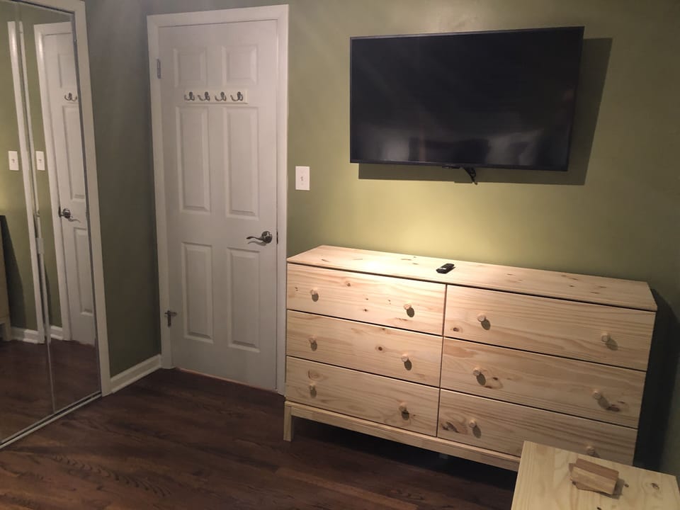 Bedroom 3. Queen bed. Main level.