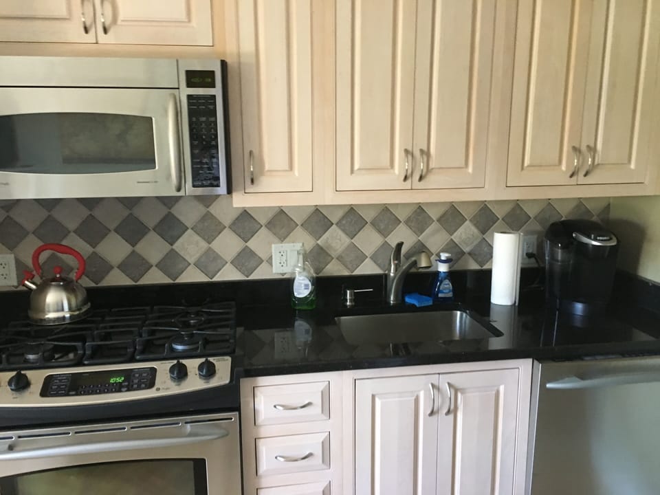 Kitchen area. Not shown: washer and dryer 