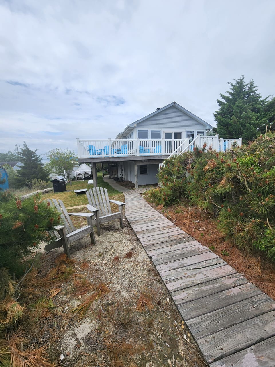 house view from beach
