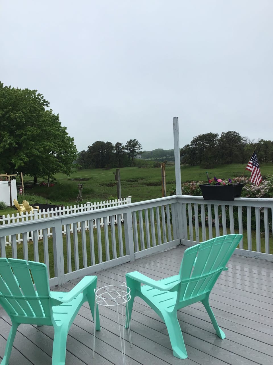 Back deck view