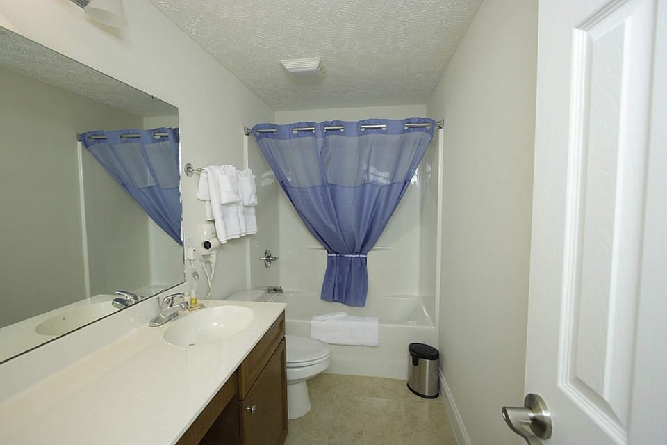 Typical bathroom.  The Villa has five bathrooms
