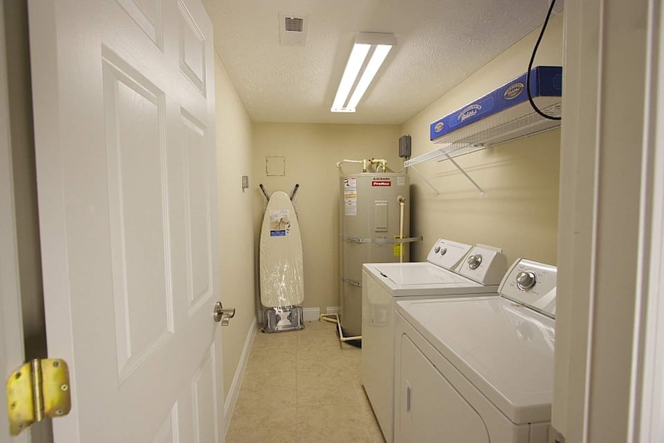 Private laundry room for exclusive use by this villa.