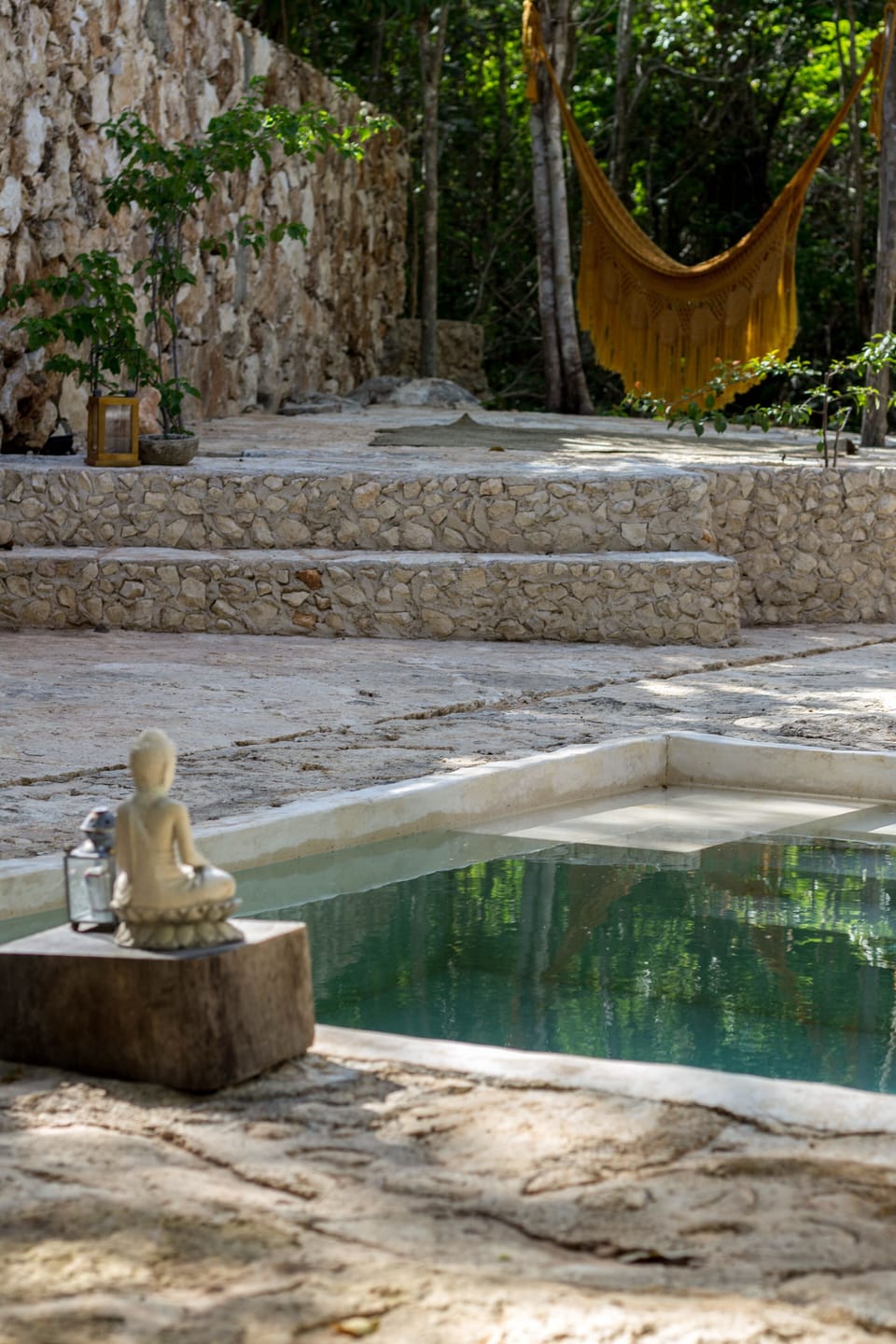 Cenote dipping pool. Private.